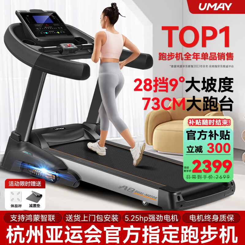 什么牌子跑步机好_十大公认最好的跑步机品牌_麦瑞克小白犀Pro跑步机MR-T07W2H